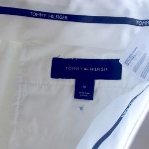 Tommy Hilfiger, Boys  size 18, white slacks.